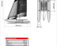 Nafukovací katamarán Minicat 460 ESPRIT